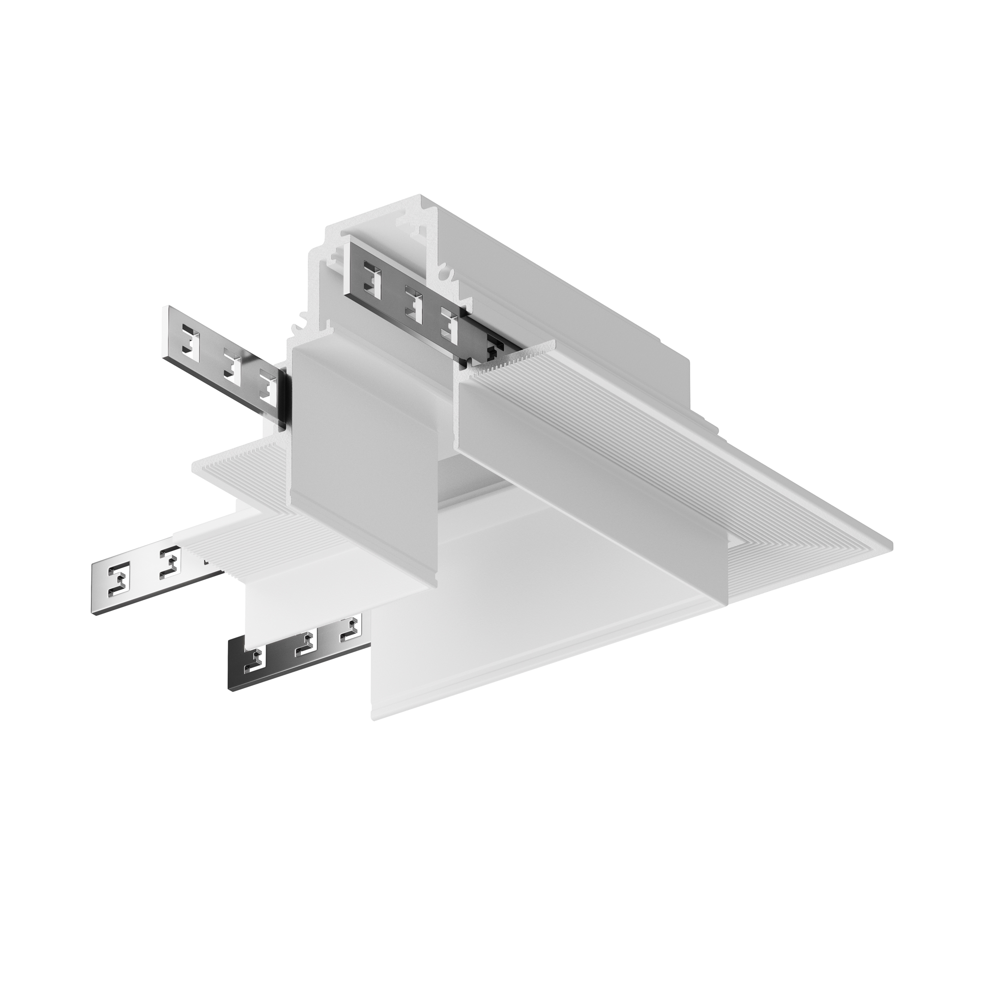 Угловой соединитель для встраиваемого магнитного шинопровода Maytoni Gravity TRA004CL-22W