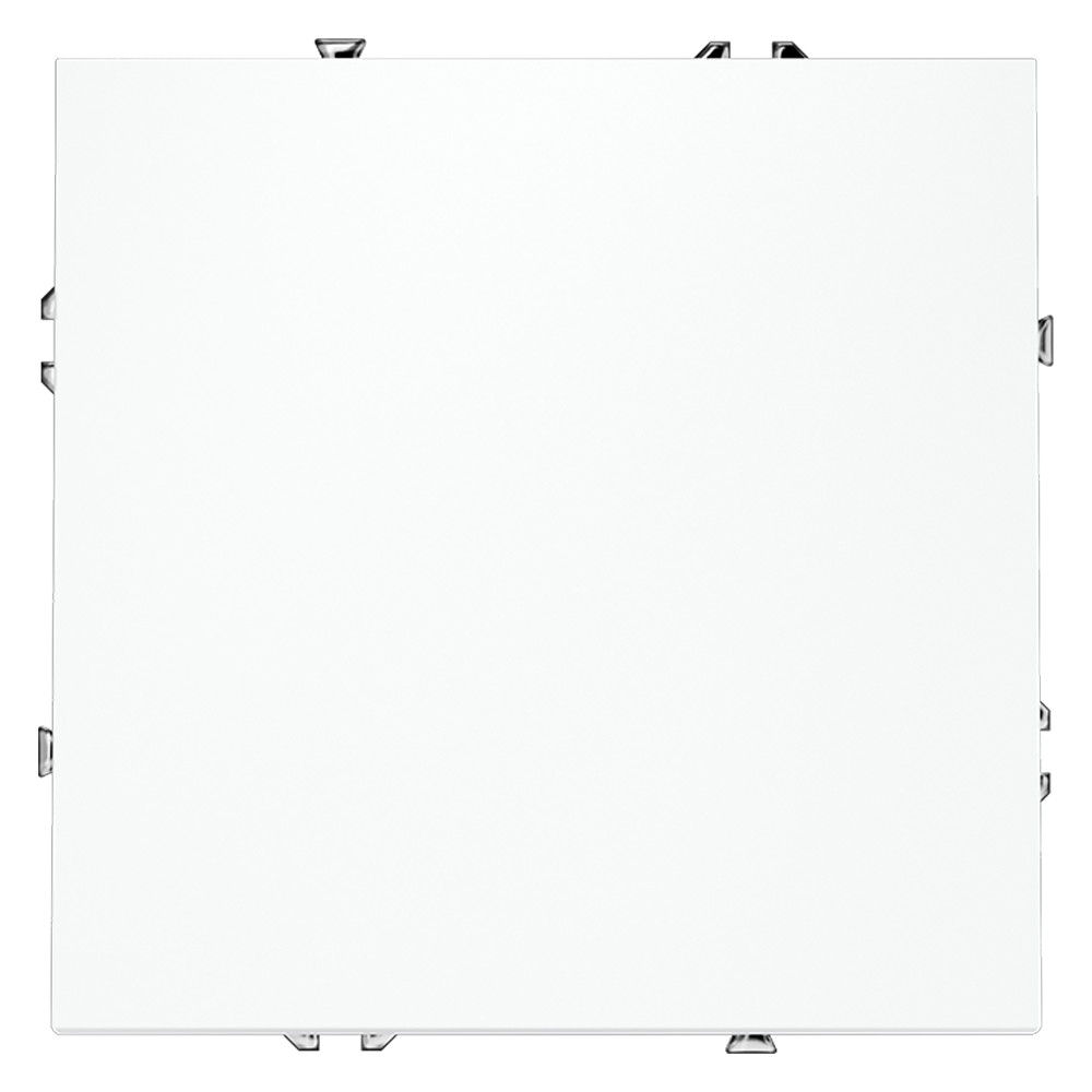 Перекрестный переключатель встраиваемый VOLTUM S70 одноклавишный (белый матовый) VLS010502