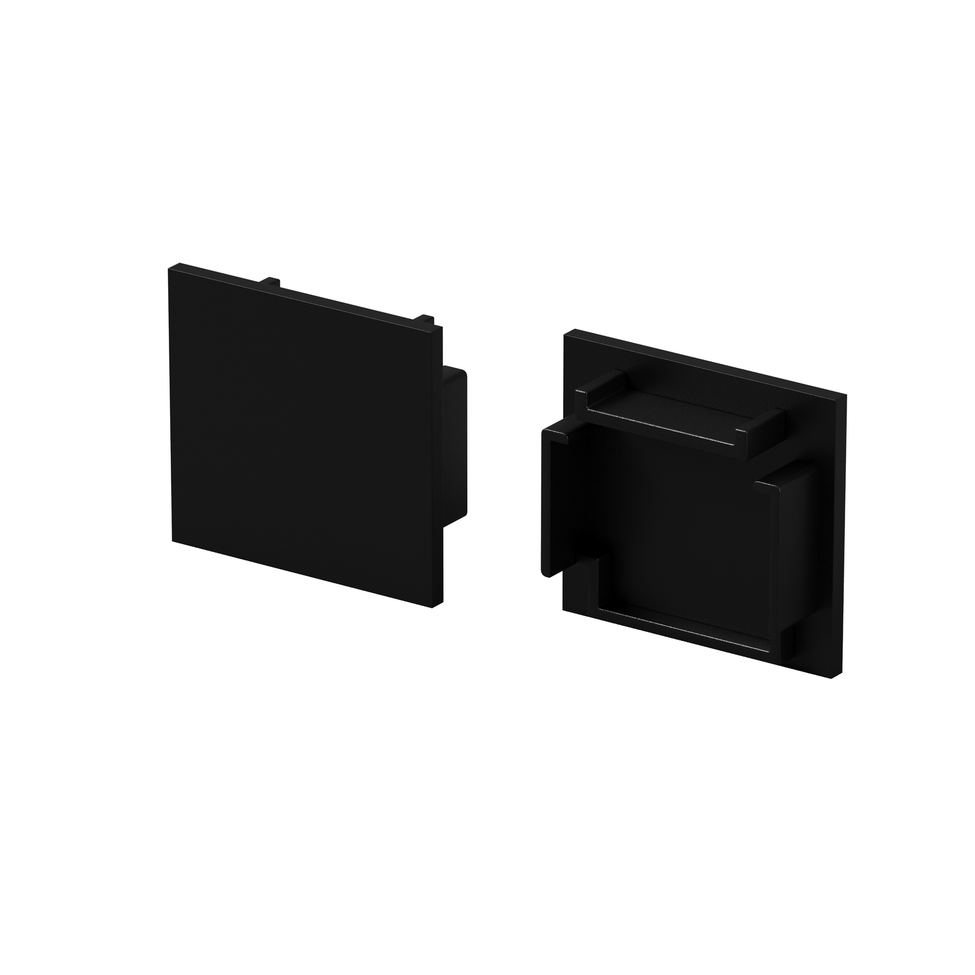 Комплект заглушек (для профиля 25×22) 2 шт., Maytoni ALM-2522-B-EC 642066