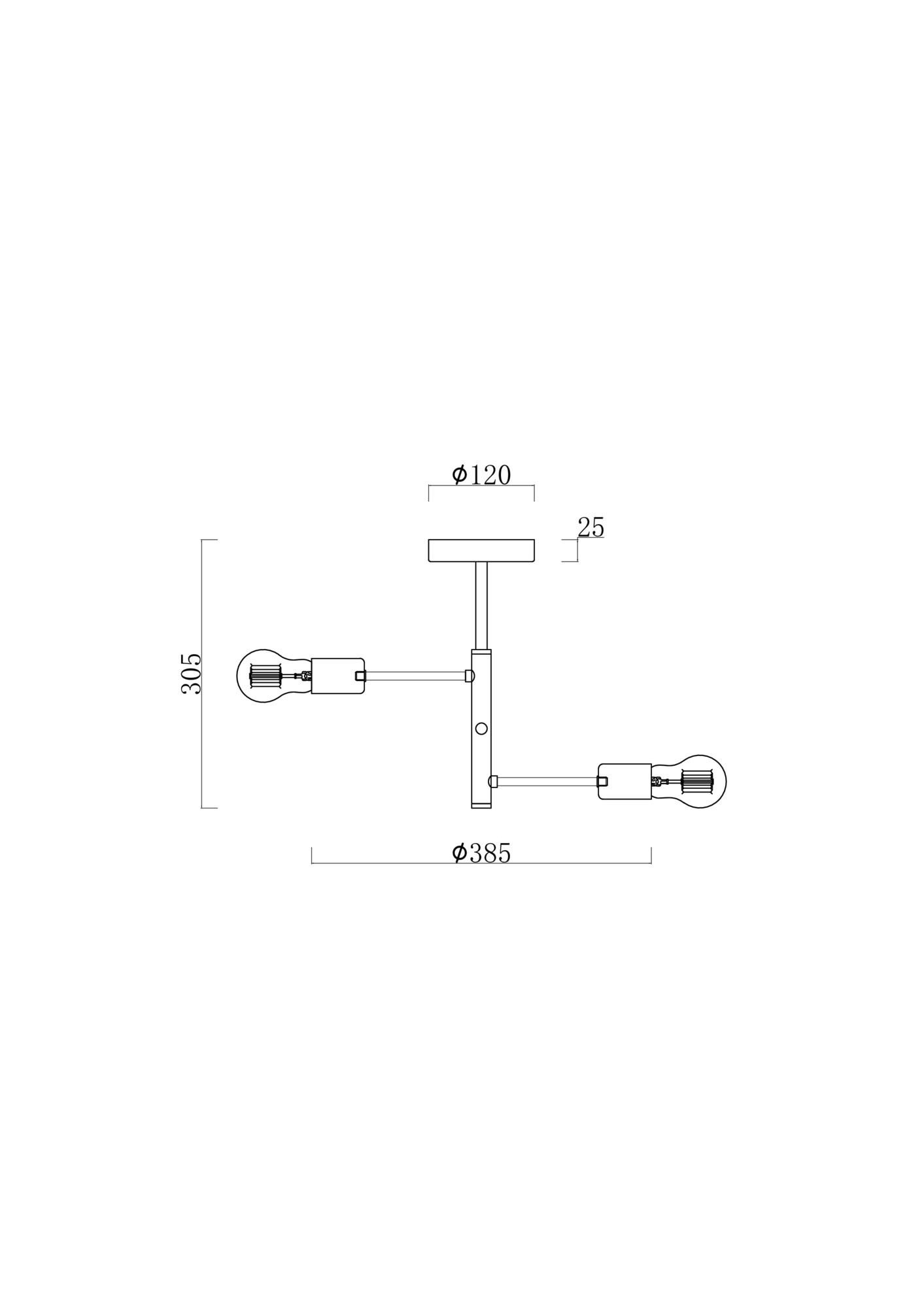 Светильник потолочный Freya Matis FR4010CL-03GB