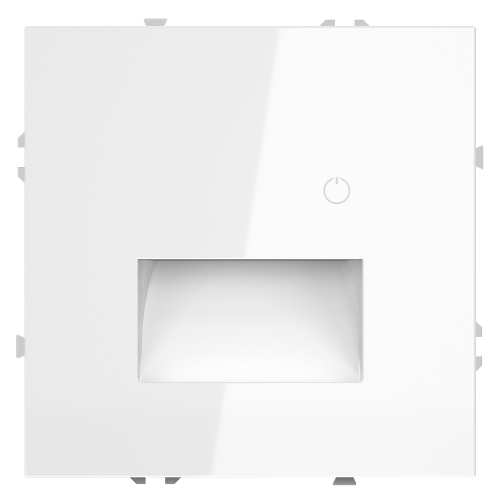 Подсветка светодиодная встраиваемая VOLTUM S70 с датчиком, (белый глянцевый) VLS070701