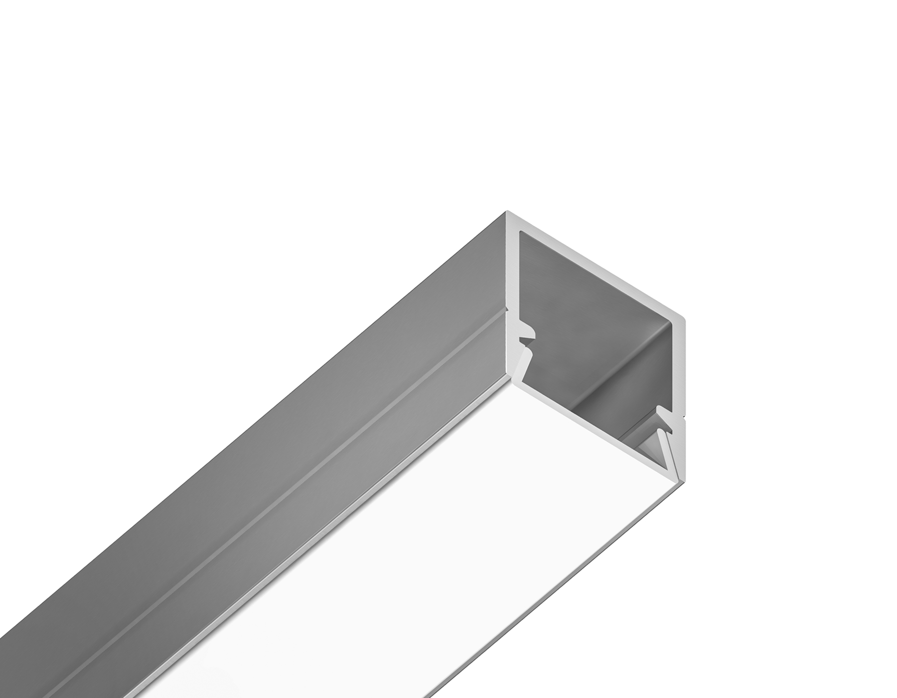 Профиль алюминиевый накладной 10*10 Illumination GP1650AL