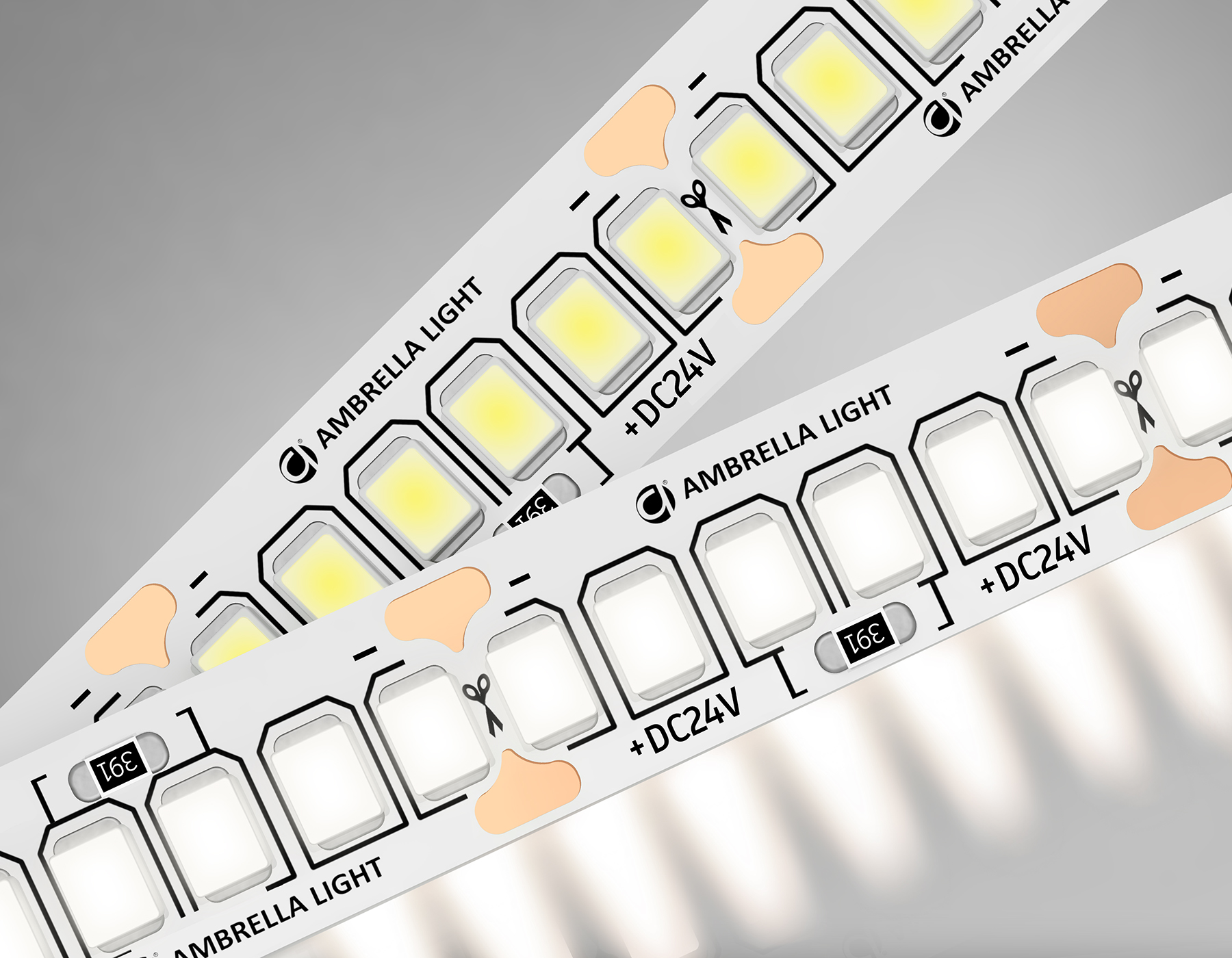 Светодиодная лента GS3302 2835 240Led 18W 24V IP20 4500K GS GS3302