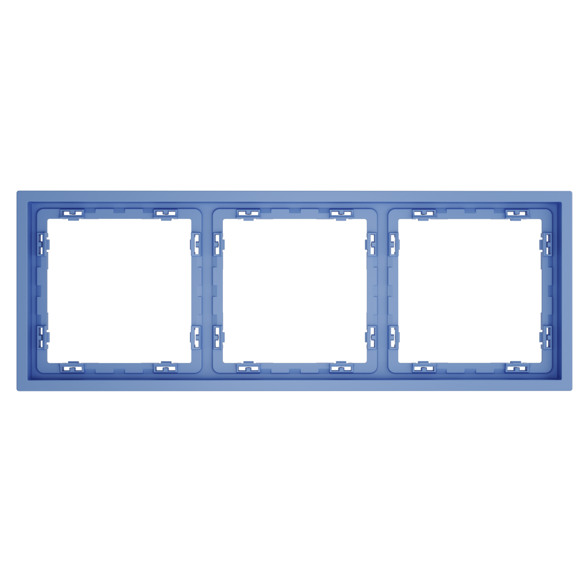 Рамка пластиковая на 3 поста Voltum S70 (деним) VLS100315