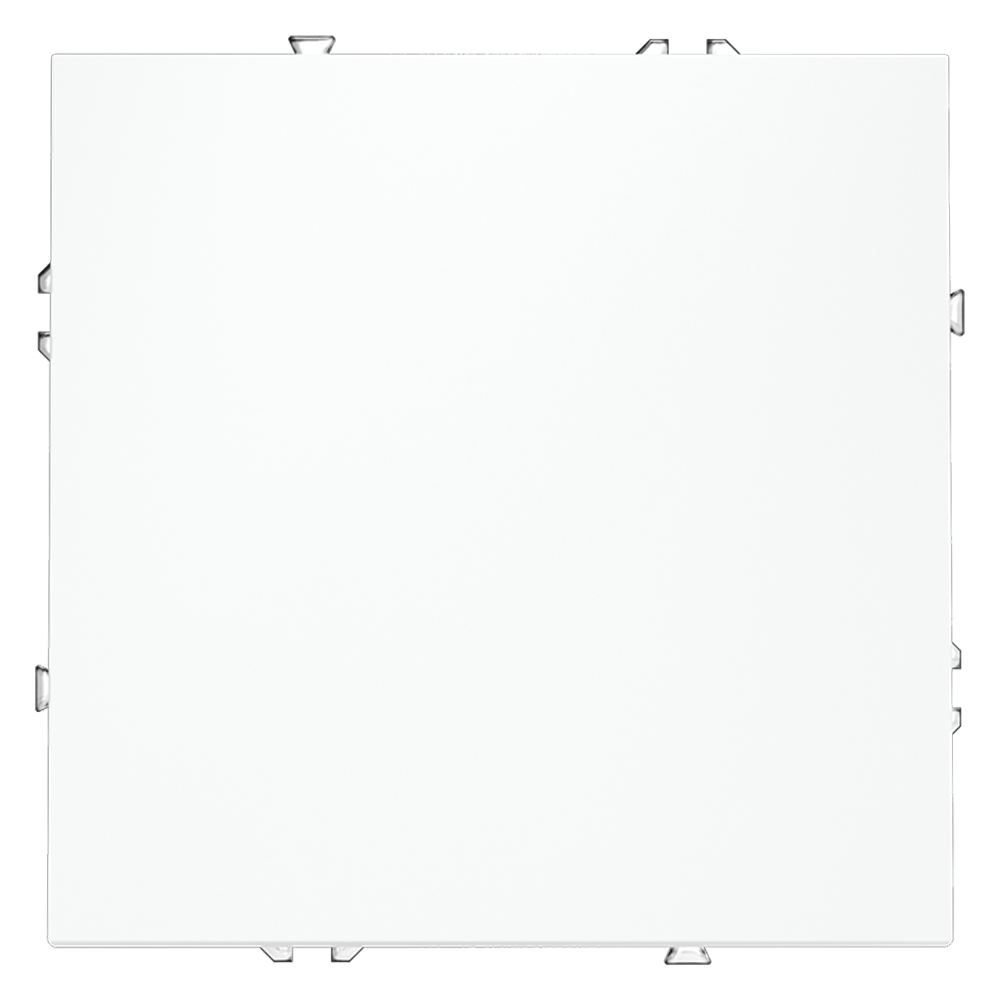 Выключатель встраиваемый VOLTUM S70 одноклавишный (белый матовый) VLS010102