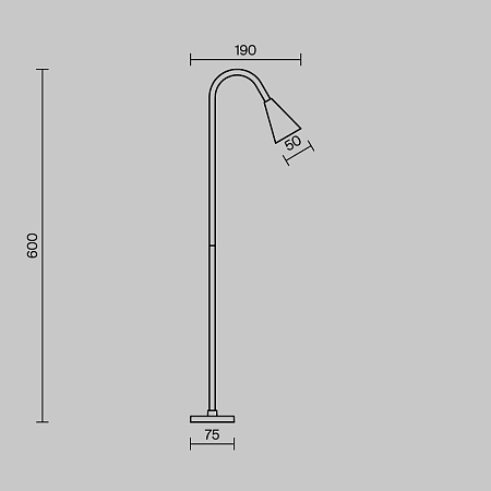 Уличный ландшафтный светодиодный светильник Maytoni Barb O531FL-L3B3K Уличный ландшафтный светодиодный светильник Maytoni Barb O531FL-L3B3K