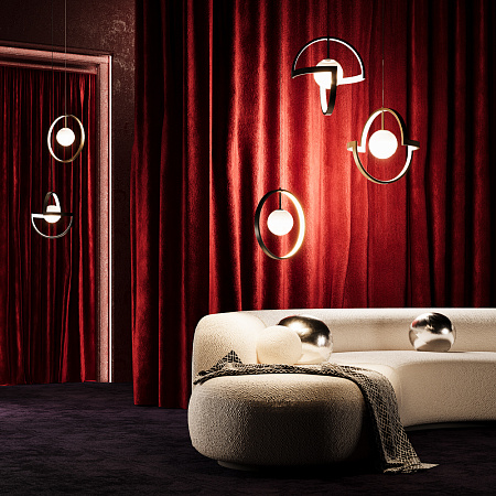 Светильник подвесной светодиодный Maytoni Paparazzi MOD407PL-L12G3K1