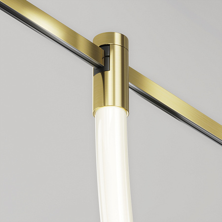 Трековый однофазный магнитный светодиодный светильник Maytoni Flarity Tau TR154-1-27W4K-BS