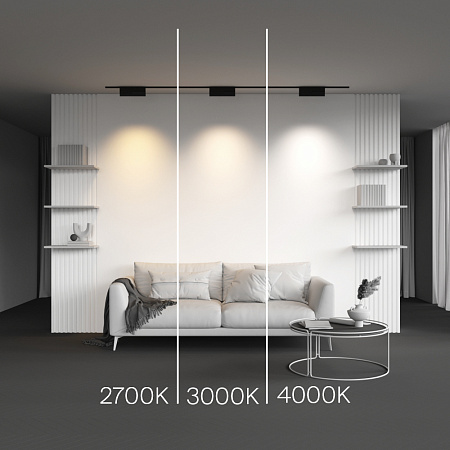 Трековый магнитный светодиодный светильник Maytoni Levity Points Rot TR194-1-12W4K-M-B