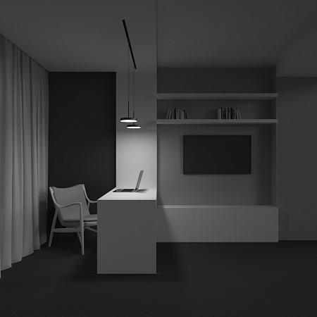 Трековый магнитный светодиодный светильник Maytoni Exility Plato TR123-4-15W-DS-B