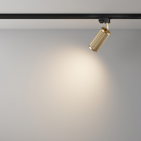 Трековый светильник для однофазного шинопровода Maytoni Unity Focus Design TR011-1-GU10-G