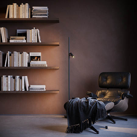 Торшер светодиодный Maytoni Thin MOD395FL-L28B3K