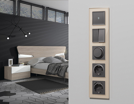 Комплект механизма 2-клавишного перекрестного выключателя 10A-250V Ambrella Volt Alfa MA653030 Комплект механизма 2-клавишного перекрестного выключателя 10A-250V Ambrella Volt Alfa MA653030