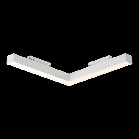 Трековый магнитный светильник Maytoni Basis Gravity TR078-2-24W3K-W Трековый магнитный светильник Maytoni Basis Gravity TR078-2-24W3K-W