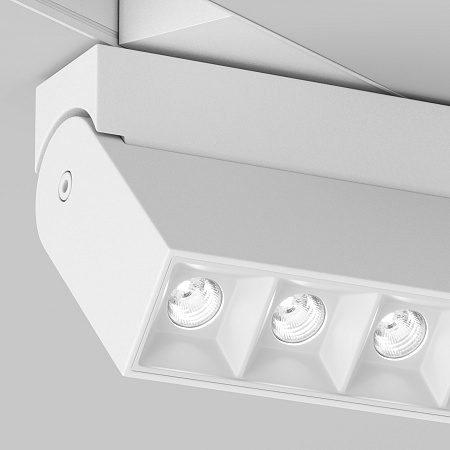 Трековый магнитный однофазный светодиодный светильник Maytoni Points Rot Gravity TR077-2-10W4K-W