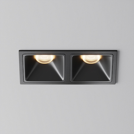 Светильник встраиваемый светодиодный Maytoni Alfa LED DL043-02-10W3K-SQ-B-1