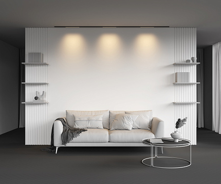 Трековый магнитный светодиодный светильник Maytoni LEVITY Basis TR190-1-5W2.7K-B