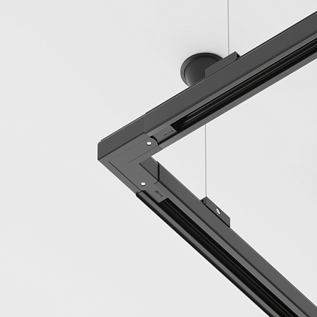 Коннектор угловой для 3-фазного шинопровода Maytoni Trinity Accessorises TRA005CL-31B-L