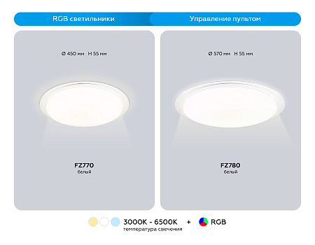 Светильник потолочный светодиодный Orbital FZ770