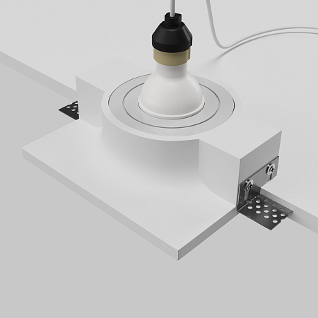 Сетильник встраиваемый Maytoni Gyps Modern DL006-GU10-RD-W Сетильник встраиваемый Maytoni Gyps Modern DL006-GU10-RD-W