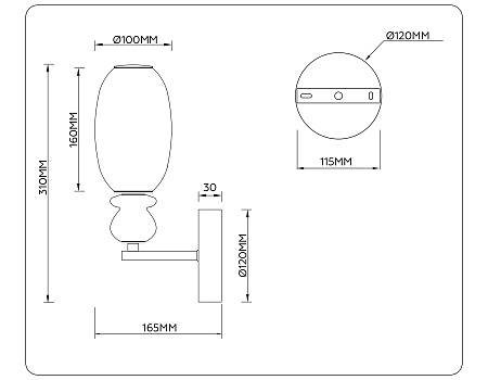 Светильник настенный светодиодный High light LH53148 Светильник настенный светодиодный High light LH53148