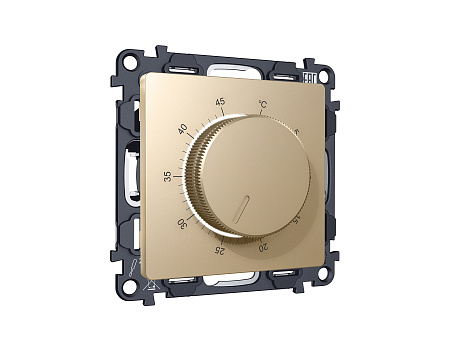 Комплект механизма терморегулятора с датчиком для теплого пола с подсветкой 16A-250V Ambrella Volt Alfa MA605710
