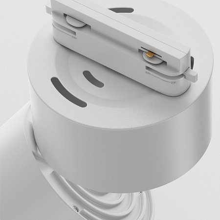 Трековый однофазный светодиодный светильник Maytoni Unity Yin TR084-1-15W3K-W