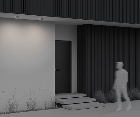 Уличный потолочный светодиодный светильник Maytoni Zon IP O430CL-L15W4K