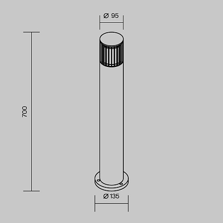 Уличный ландшафтный светильник Maytoni Alura O492FL-01GF