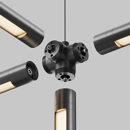 Х-образный вертикальный коннектор для системы без ввода питания Maytoni Shelf CA019L4C-B