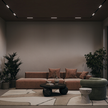 Трековый магнитный однофазный светодиодный светильник Maytoni Points Gravity TR076-2-20W3K-B