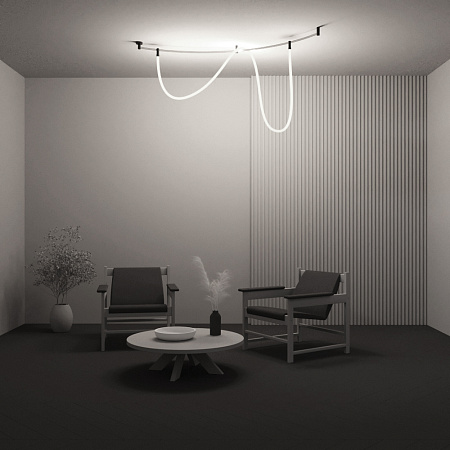 Трековый магнитный светодиодный светильник Maytoni Flexity Tau TR209-1-48W3K-B