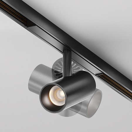 Трековый магнитный светодиодный светильник Maytoni Exility X Focus Led TR243-4-5WTW-DSZ-B