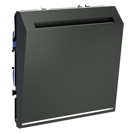 Выключатель встраиваемый карточный 16А Voltum S70 (титан) VLS010706