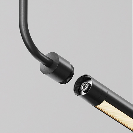 Заглушка для подвесного монтажа системы без ввода питания с тросом Maytoni Shelf CA024PL-B