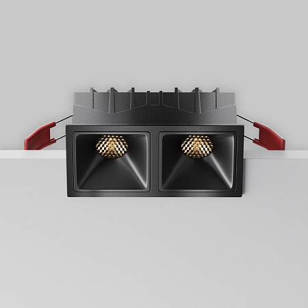 Светильник встраиваемый светодиодный Maytoni Alfa LED DL043-02-10W3K-SQ-B-1