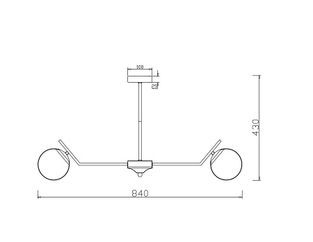 Люстра на штанге Freya Moonrock FR5173PL-08BS