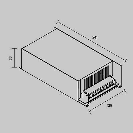 Блоки питания 24V 600W Maytoni 821021 Блоки питания 24V 600W Maytoni 821021