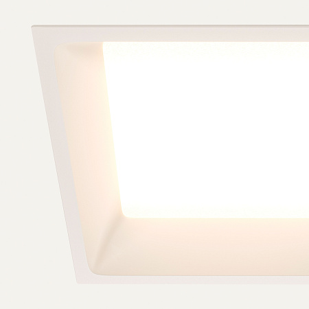 Светильник встраиваемый светодиодный Maytoni Okno DL056-18W3K-W Светильник встраиваемый светодиодный Maytoni Okno DL056-18W3K-W