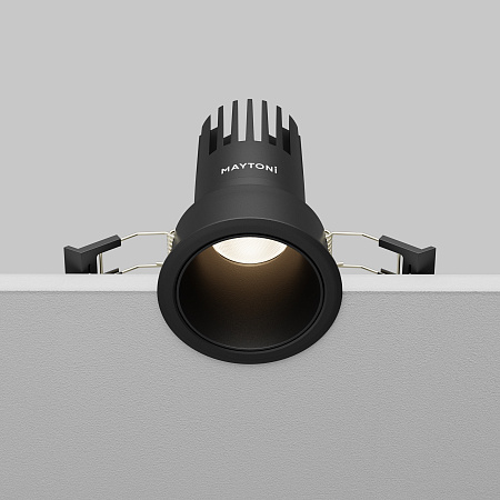 Светильник встраиваемый светодиодный Maytoni Dip DL116-10W-4K-B