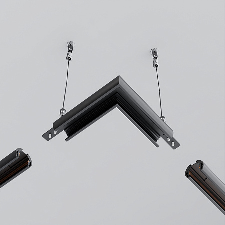 Угол для круглого низкопрофильного шинопровода Maytoni Exility TRAM034CL-R-41B Угол для круглого низкопрофильного шинопровода Maytoni Exility TRAM034CL-R-41B