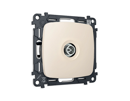 Комплект механизма TV розетки оконечной экранированной 5-1000MHz 3dB Omega MO333005