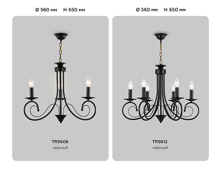 Люстра подвесная TRADITIONAL TR9606