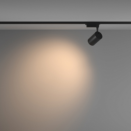 Трековый однофазный светодиодный светильник Maytoni Unity Vuoro TR003-1-15W3K-W-B