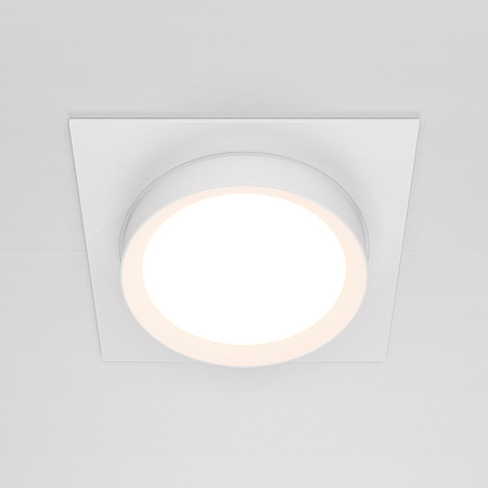 Светильник встраиваемый Maytoni Hoop DL086-GX53-SQ-W