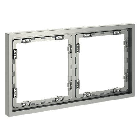Рамка пластиковая VOLTUM S70 на 2 поста, (сталь) VLS100205 Рамка пластиковая VOLTUM S70 на 2 поста, (сталь) VLS100205