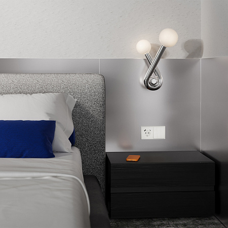 Накладка для розетки с заземлением и защитными шторками, с USB A+C Voltum S70 (хлопок) VLS001013 Накладка для розетки с заземлением и защитными шторками, с USB A+C Voltum S70 (хлопок) VLS001013