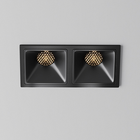 Светильник встраиваемый светодиодный Maytoni Alfa LED DL043-02-10W3K-SQ-B-1