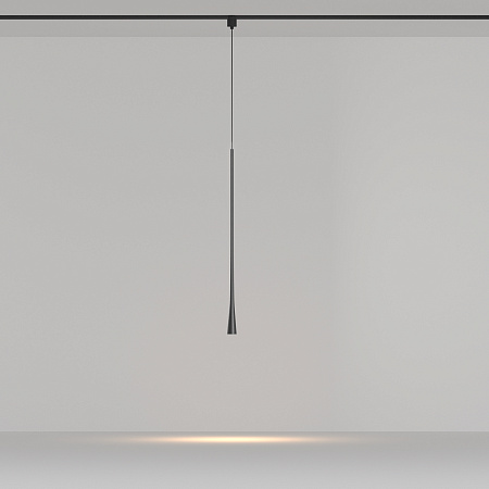 Трековый однофазный светодиодный светильник Maytoni Elasity Waist TR168-1-7W3K-M-B