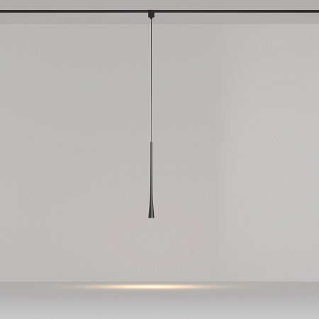 Трековый однофазный светодиодный светильник Maytoni Elasity Waist TR167-1-7W3K-M-B